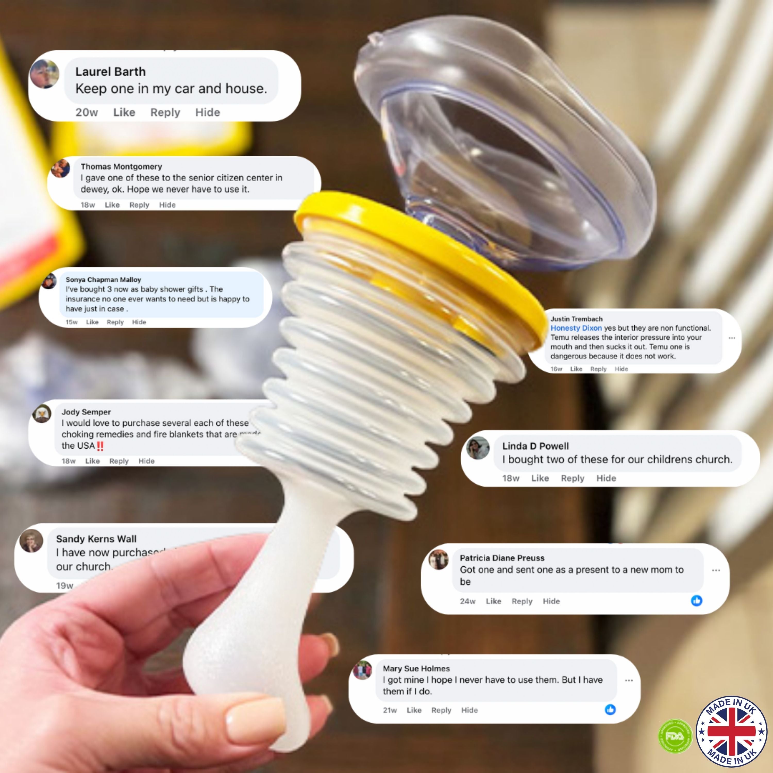 SaveMec Choking Rescue Device