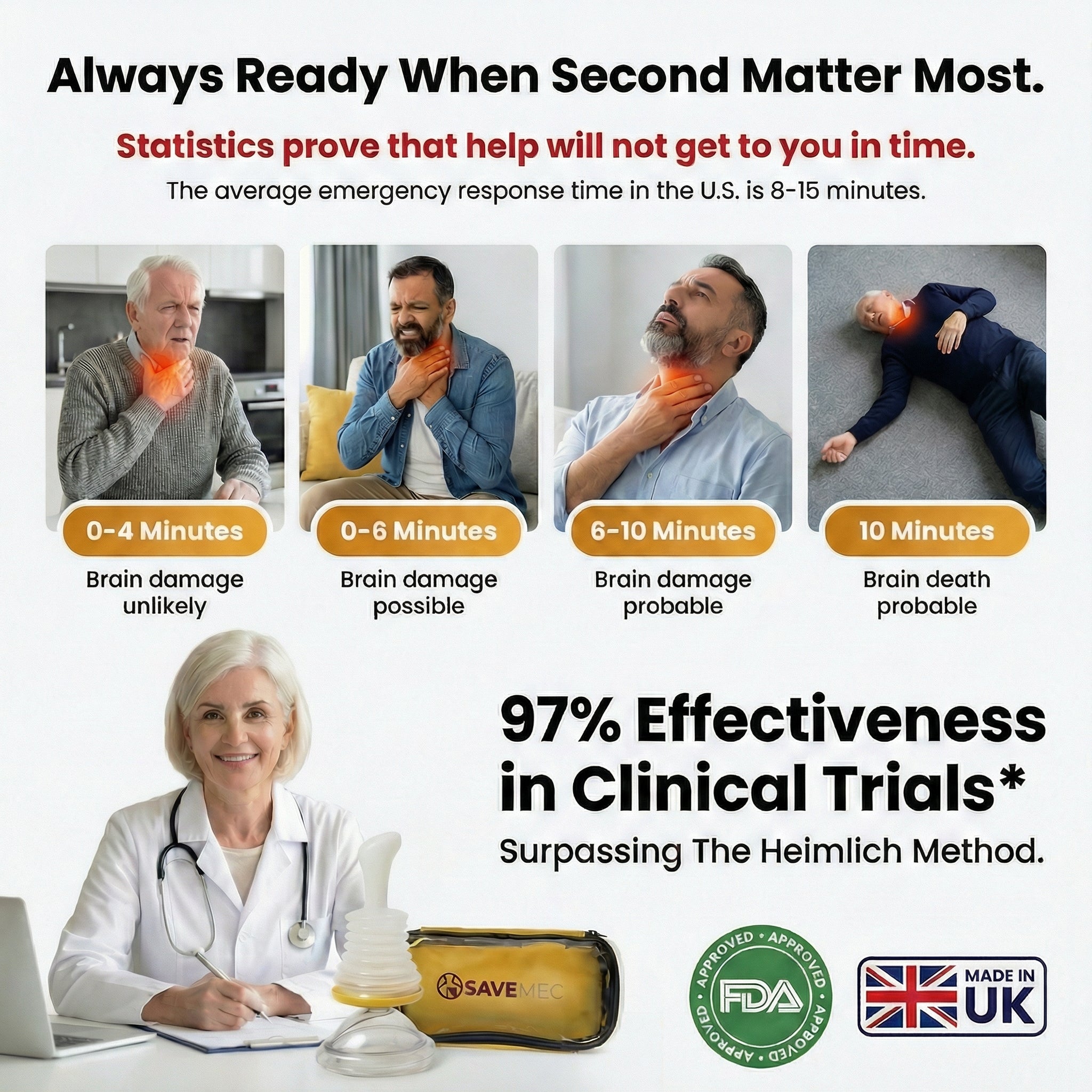 SaveMec Choking Rescue Device